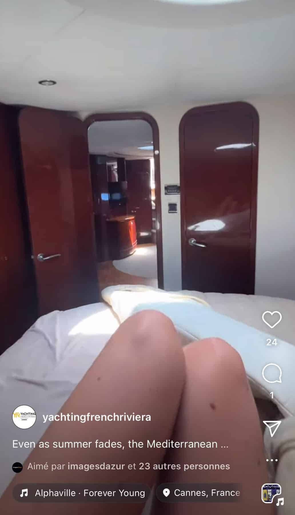 Superyacht social media content — charter content