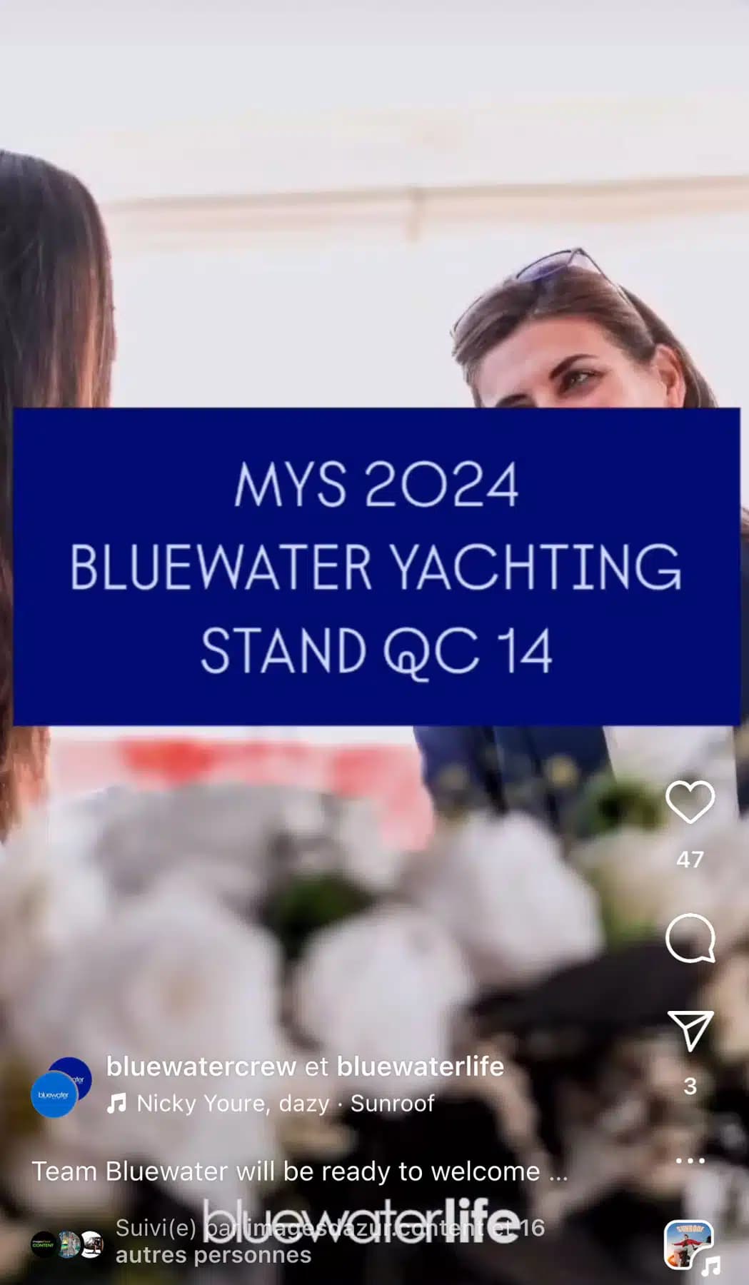 Superyacht social media content — new build