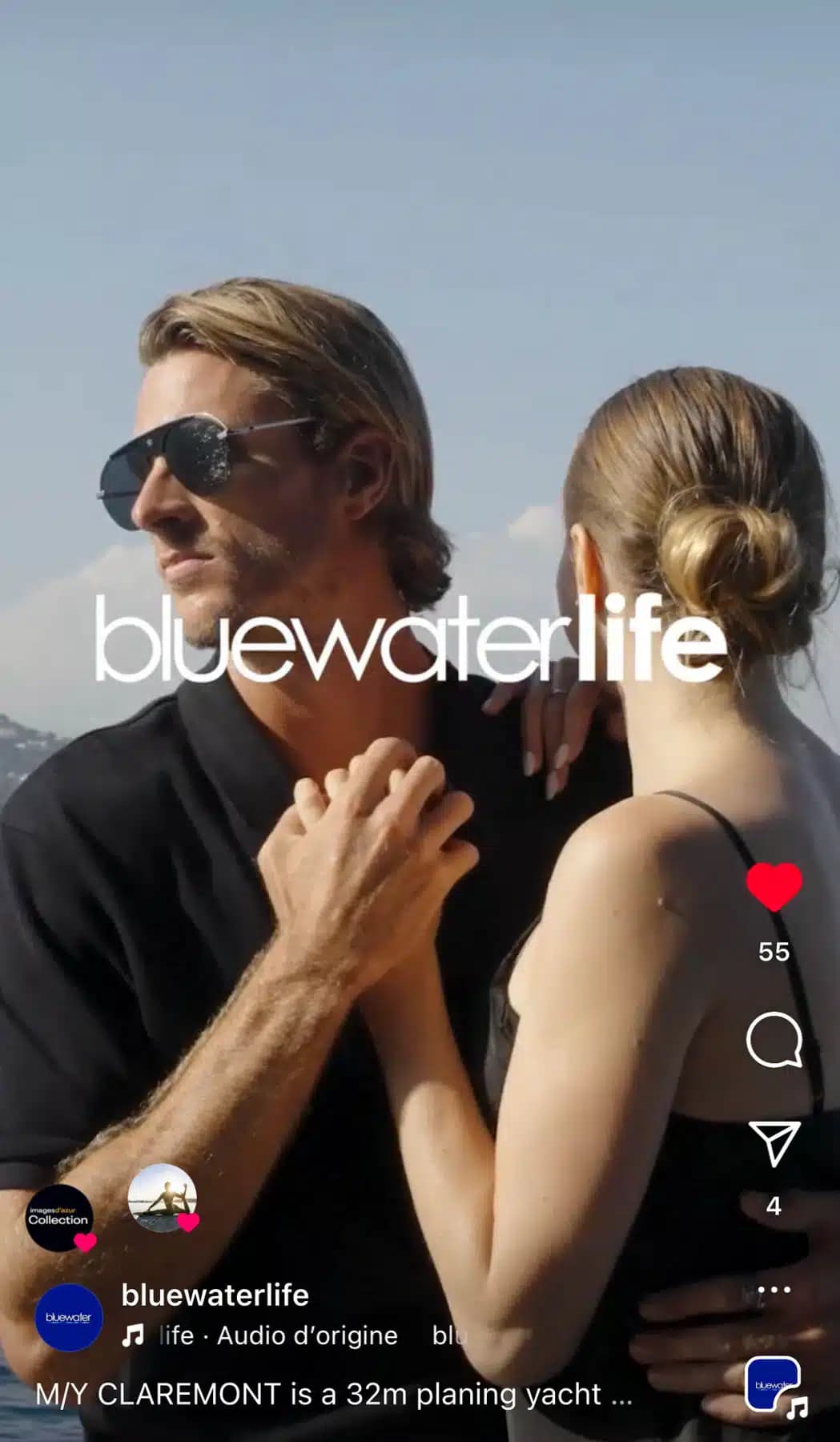 Superyacht social media content — charter content