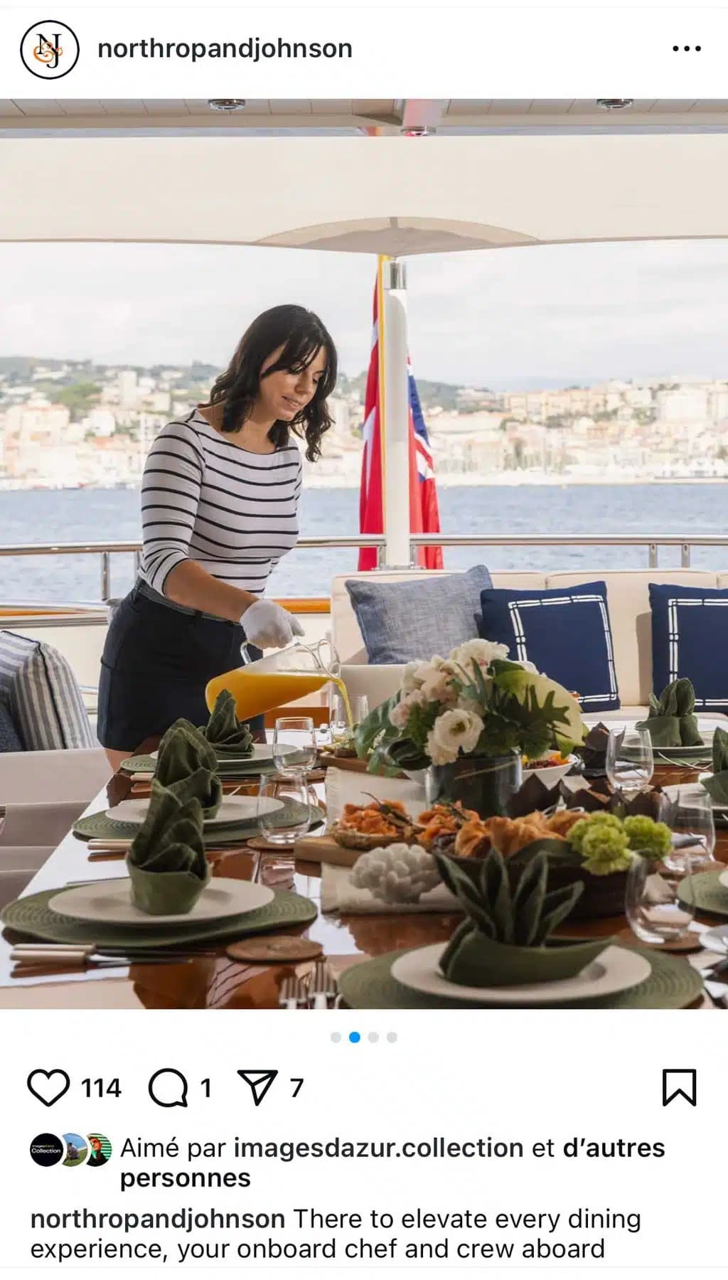 Superyacht social media content — new build